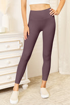 Double Take Wide Waistband Sports Leggings - Life's Fun Treasures