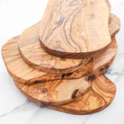 Handmade Rustic Olive Wood Cutting Board with Natural Edges - Life's Fun Treasures