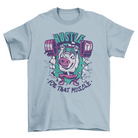 Fitness pig quote t-shirt design - Life's Fun Treasures