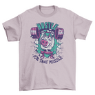 Fitness pig quote t-shirt design - Life's Fun Treasures