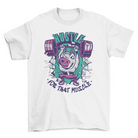 Fitness pig quote t-shirt design - Life's Fun Treasures