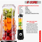 5Core Portable Personal Blender for Kitchen 20Oz Capacity 160W - Life's Fun Treasures