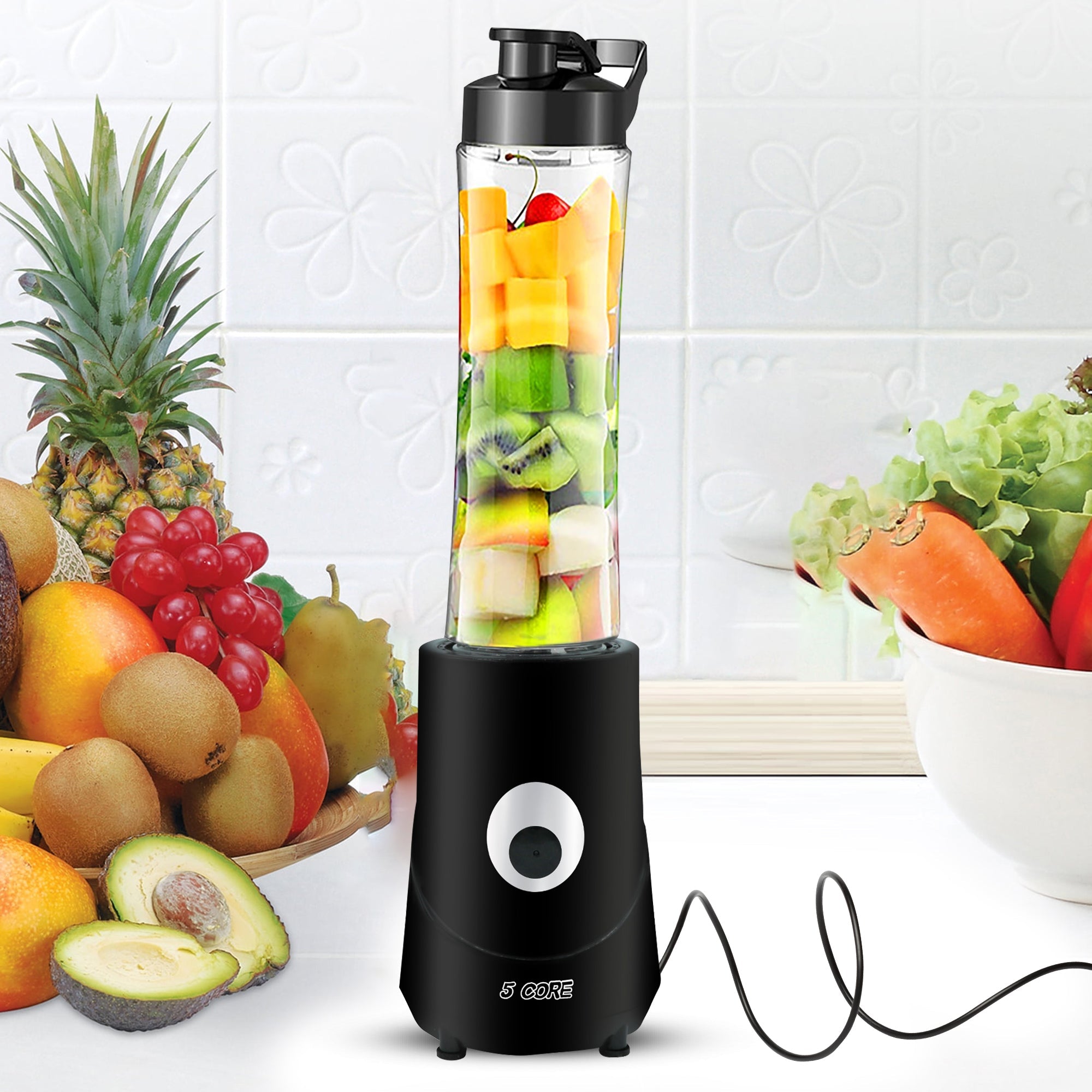 5Core Portable Personal Blender for Kitchen 20Oz Capacity 160W - Life's Fun Treasures