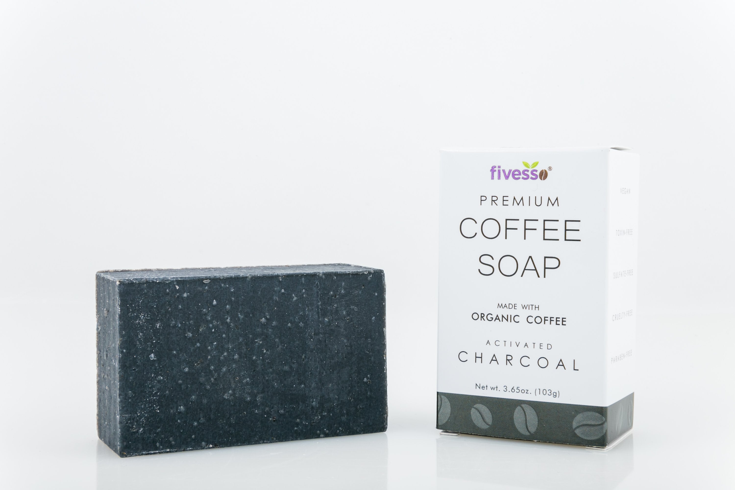 Activated Charcoal - Premium Coffee Soap Bar - Life's Fun Treasures