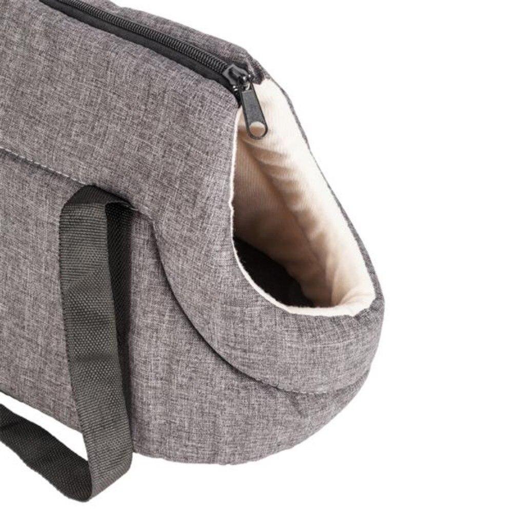 Light Pet Carrier Bag Cat / Dog Comfort Travel Handbag Gray/Rose Red - Life's Fun Treasures