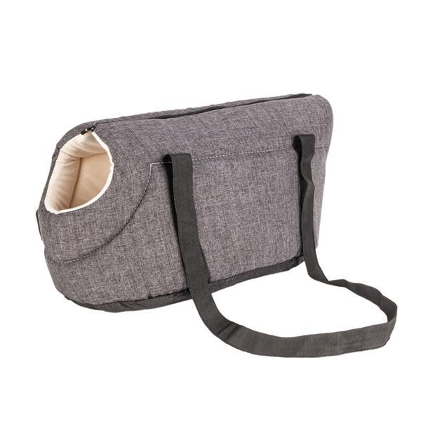 Light Pet Carrier Bag Cat / Dog Comfort Travel Handbag Gray/Rose Red - Life's Fun Treasures
