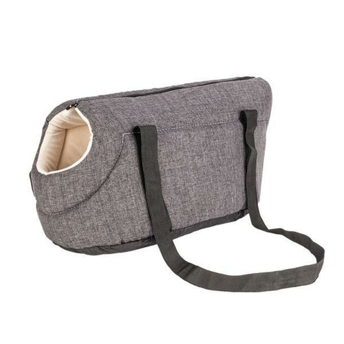 Light Pet Carrier Bag Cat / Dog Comfort Travel Handbag Gray/Rose Red - Life's Fun Treasures