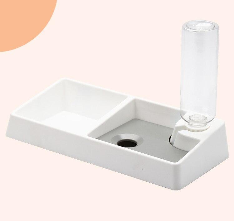 Cat Bowl Dog Water Feeder Bowl Cat Kitten Drinking Fountain Food Dish - Life's Fun Treasures