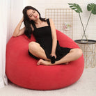 Large Lazy Inflatable Sofa Chairs PVC Lounger Seat Bean Bag Sofas Pouf - Life's Fun Treasures