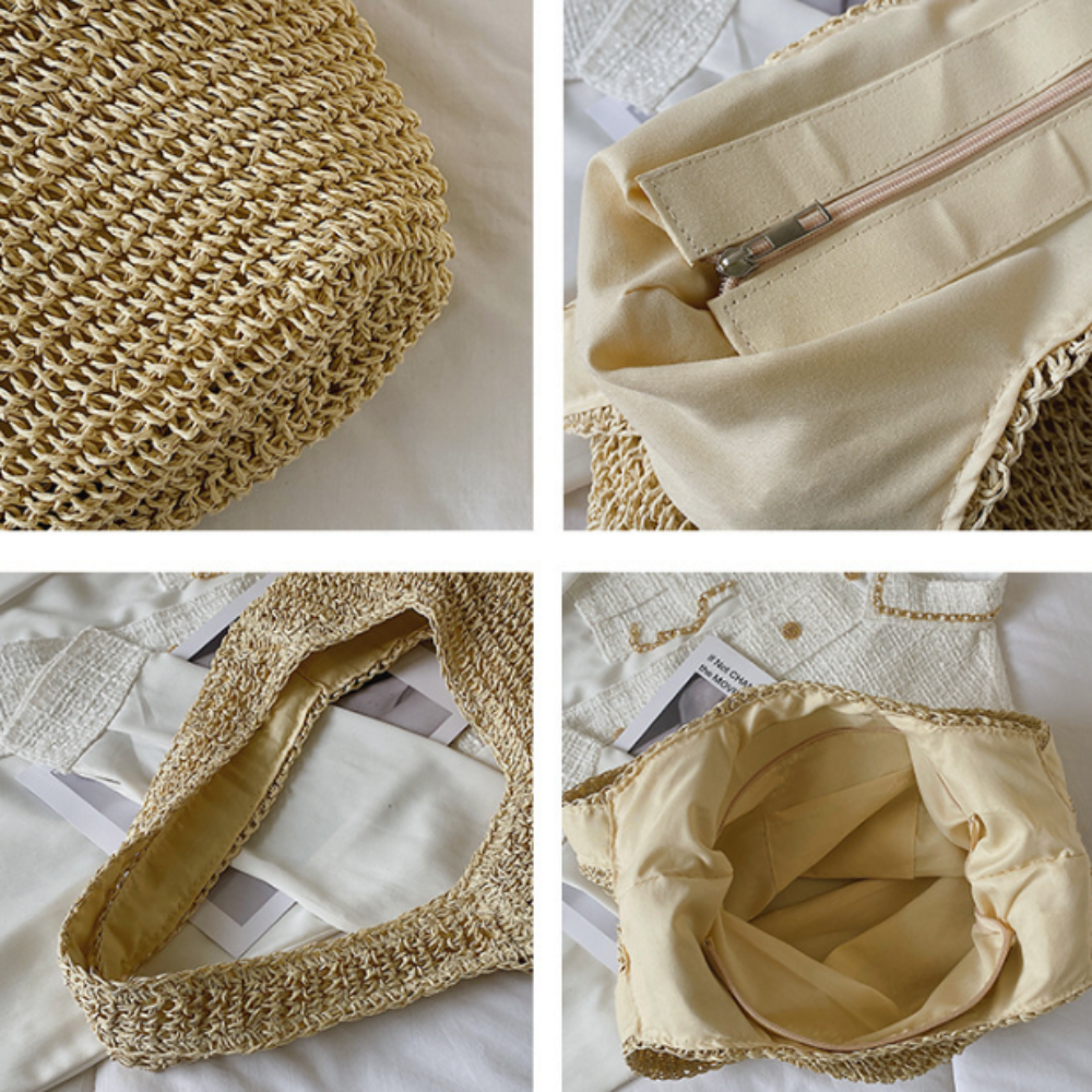 Casual Summer Shoulder Beach Bag - Life's Fun Treasures