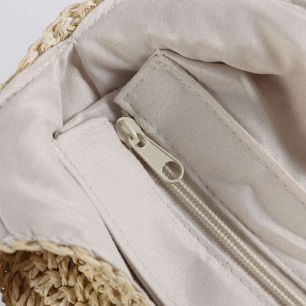 Summer Shoulder Straw Tote - Life's Fun Treasures