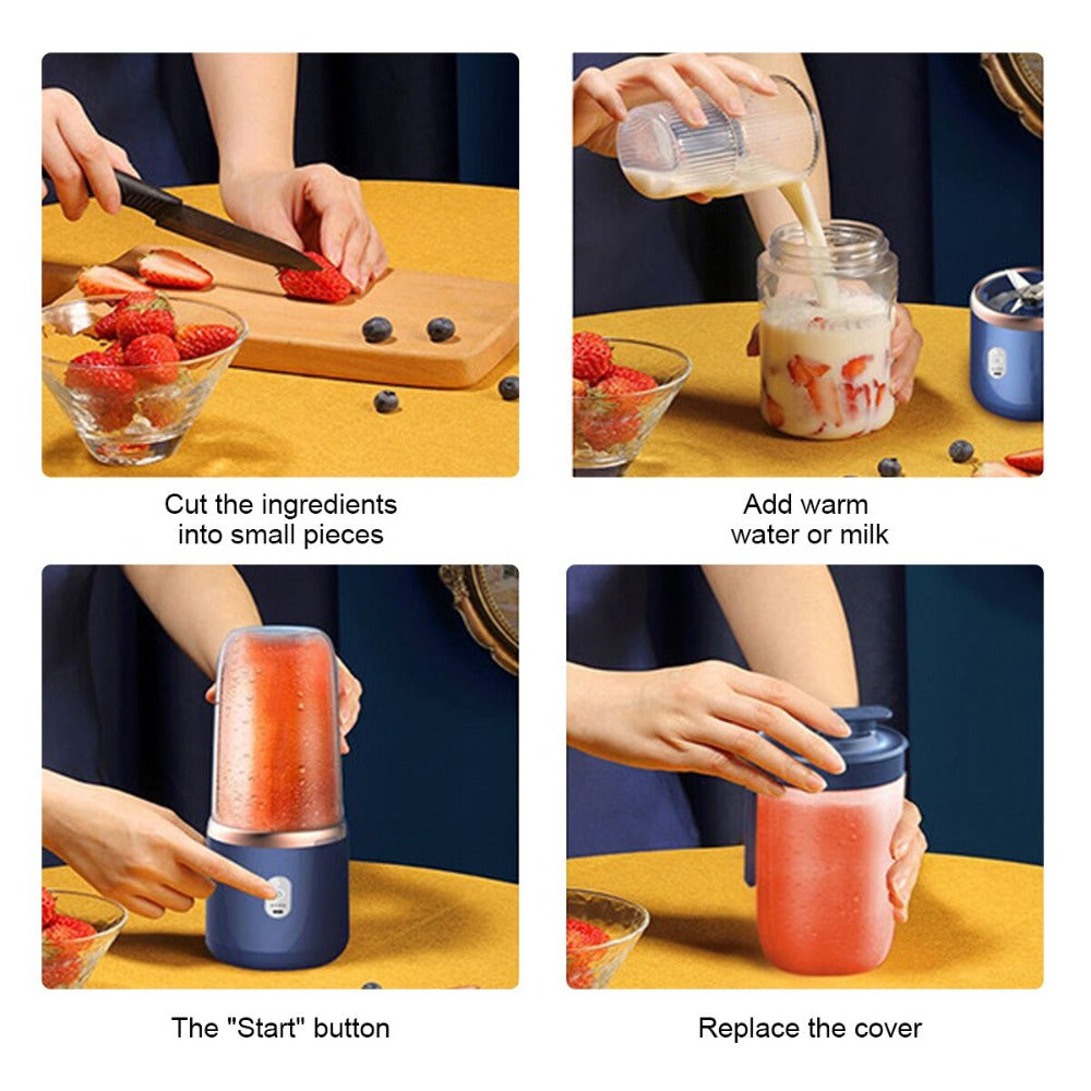 High Quality Twin Gear Portable Juice Blender - Life's Fun Treasures