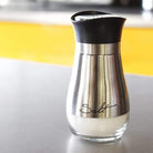 Salt and Pepper Shakers Stainless Steel Glass Set BPA Free, 4oz - Life's Fun Treasures