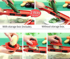 Stainless Steel 6 Blades Vegetable Slicer - Life's Fun Treasures