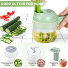 Portable Handheld 4 in 1 Electric Vegetable Slicer - Life's Fun Treasures