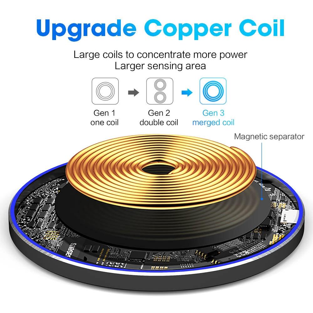 Dragon W9 30W Wireless Charging Pad - Life's Fun Treasures