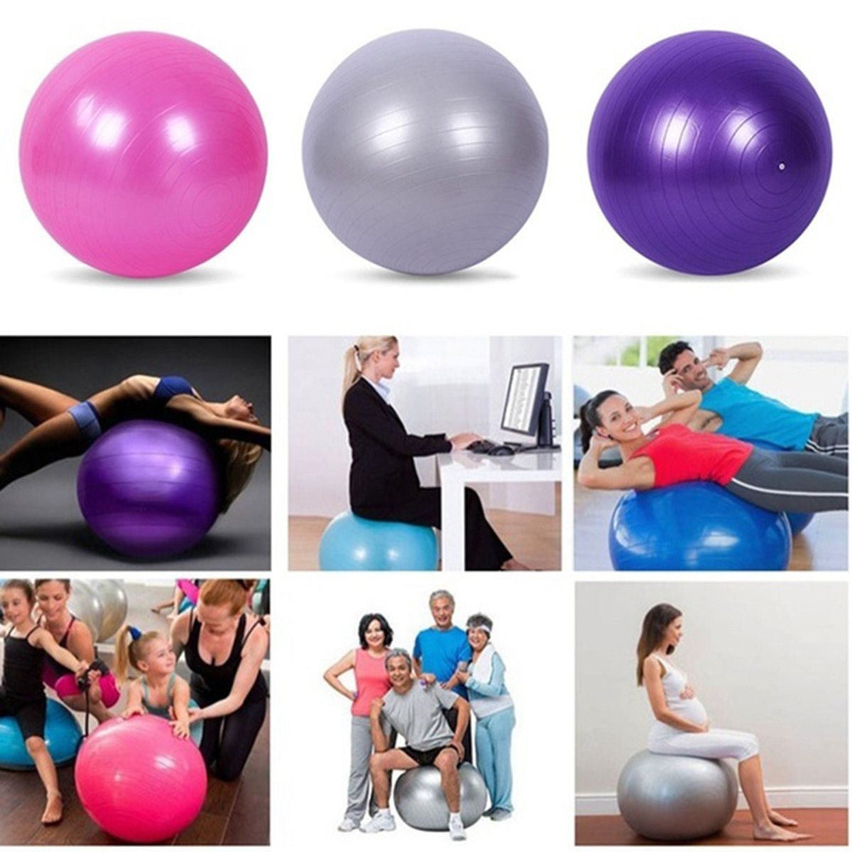Deluxe Yoga Fitness 5 pcs Exercise Set.