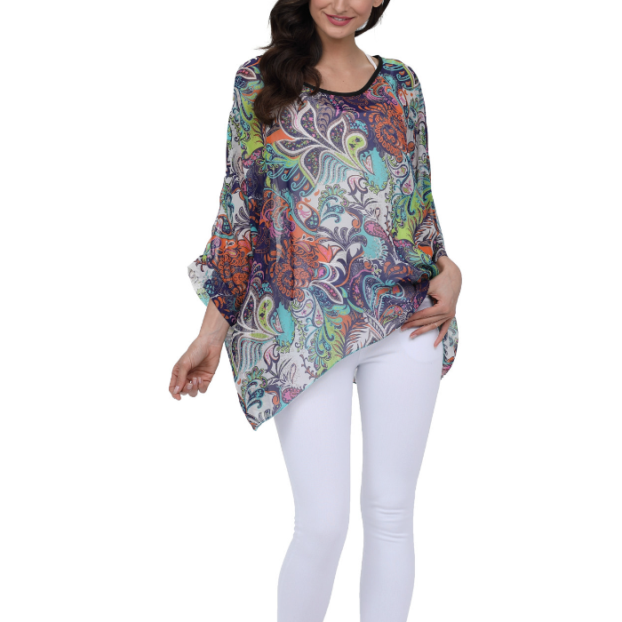 Womens Summer Floral Beach Tunic Top - Life's Fun Treasures