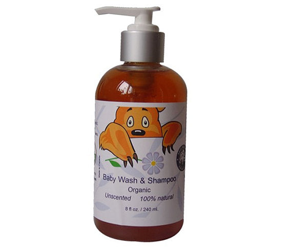 Organic Baby wash and shampoo for sensitive skin, - Life's Fun Treasures
