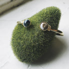 Earth and Moon Cuff Bracelet with Natural Stones - Life's Fun Treasures